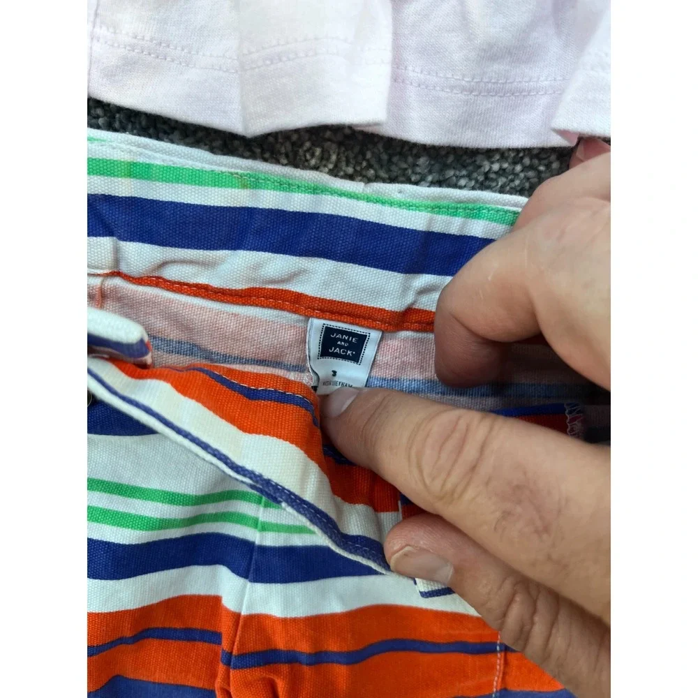 Girls Lot 4 Size 3 Janie Jack shirt, shorts, pants, sweater‎